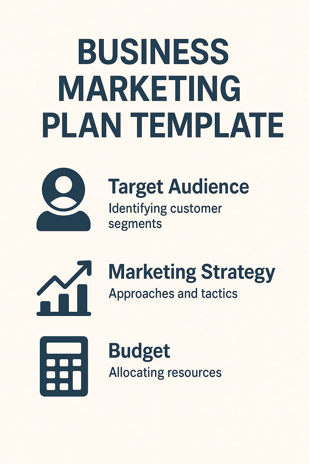 Business marketing plan template