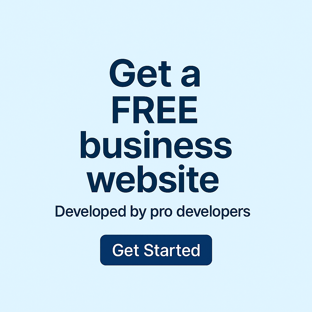 Free business website