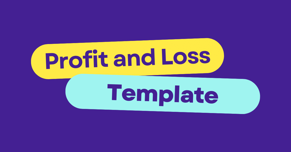Profit Loss Template