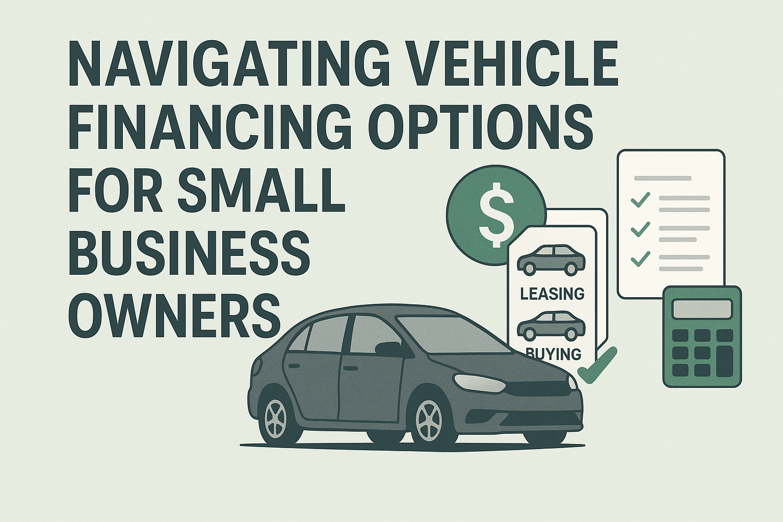Vehicle finance small business