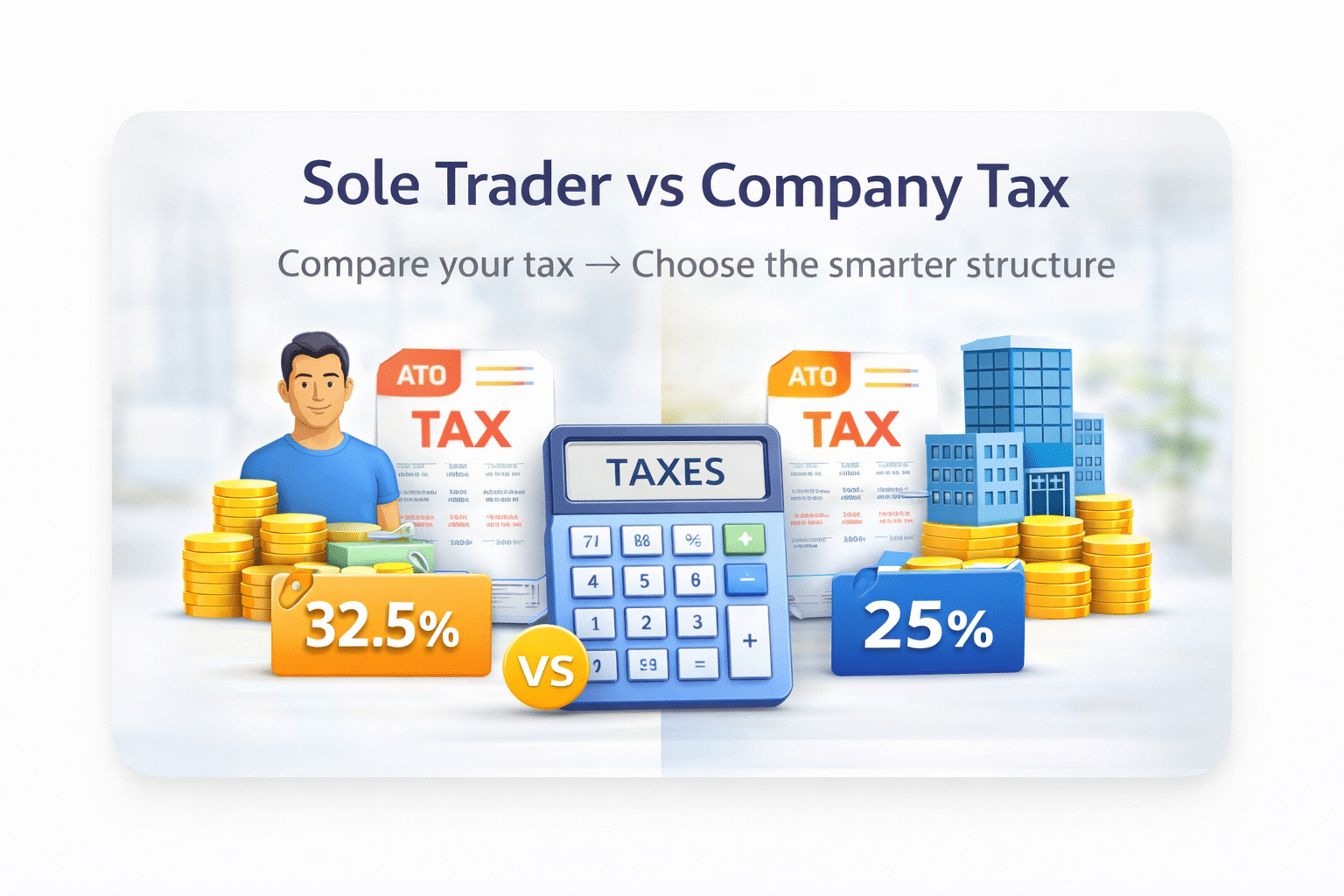 sole trader vs company tax calculator