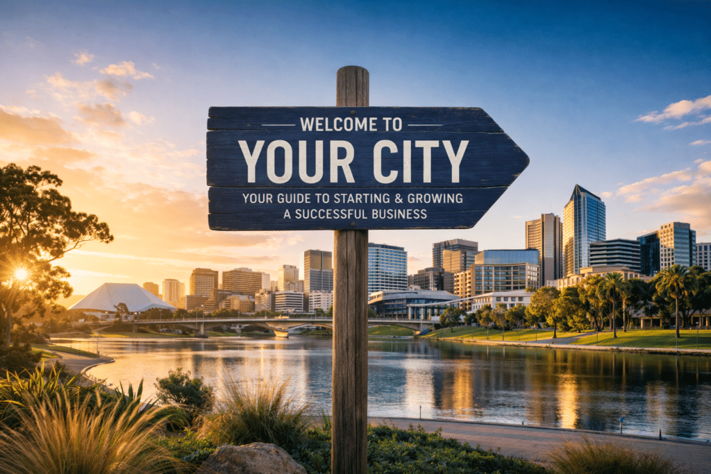 Small business in regional Australian town